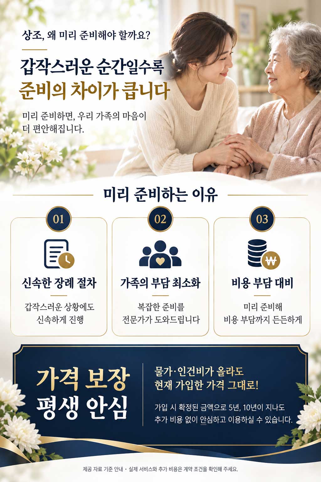 상조, 왜 미리 준비해야 할까요?